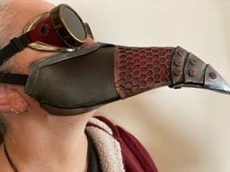 Plague Doctor Half Mask Pattern
